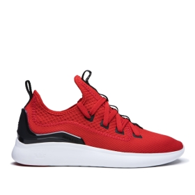 Supra FACTOR Lave Sneakers Dame Rød/Svart/Hvite | NO-78475